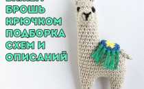 Вяжем крючком уникальные броши для одежды, подборка схем и описаний