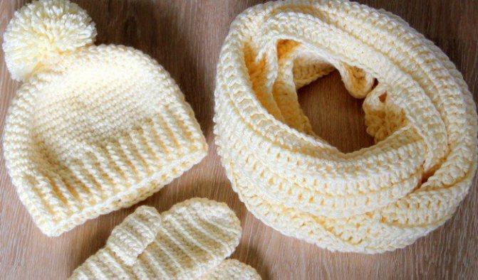 Детский шарф крючком