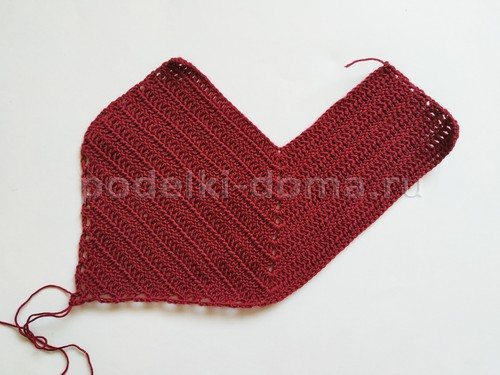 Кроп-топ, вязаный крючком