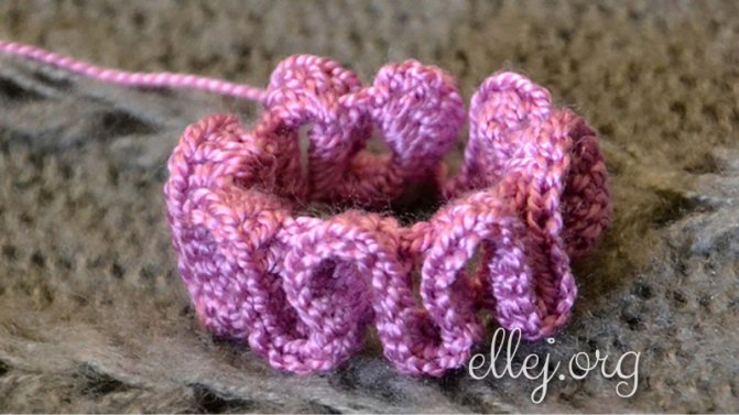 Рюши крючком: схемы и описание для платья с фото и видео