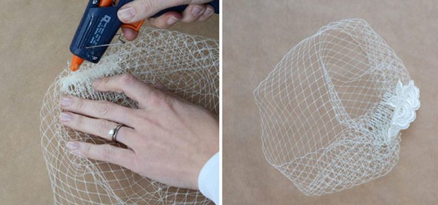 Вуалетка своими руками: мастер класс на ободке пошагово