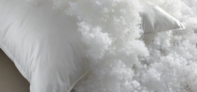 подушки из холлофайбера