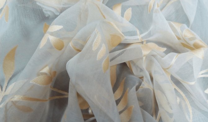 Тюль из органзы